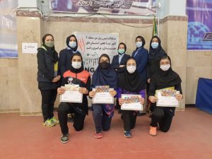 درخشش دختران پینگ پنگ باز همدانی در مسابقات قهرمانی منطقه ۶ کشور